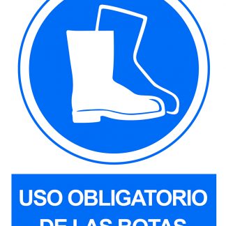 SEÑAL OBLIGATORIA USO BOTAS SO801