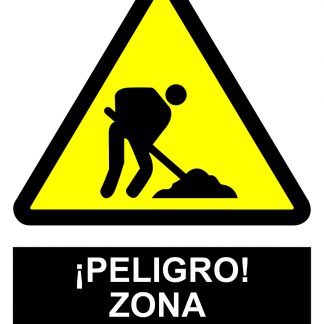 SEÃ‘AL PELIGRO ZONA DE OBRAS SA1042 40X30