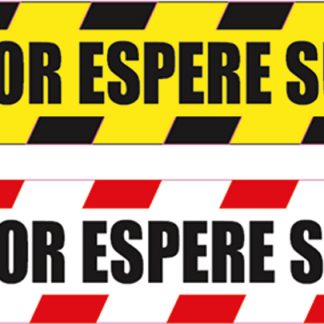 VINILO ADH.R/B "DIST.SEG."30007 10X100CM