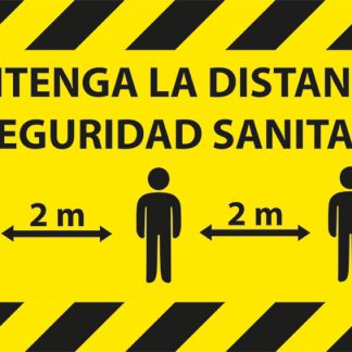 VINILO ADH.A/N "DIST.SEG."30015 70X50CM