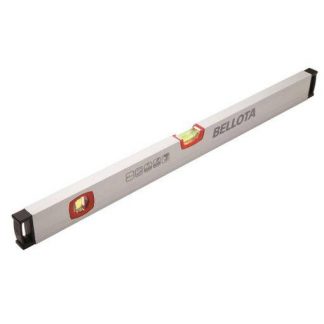 Nivel Medición Tubular 2 Burbujas 080cm Aluminio Bellota