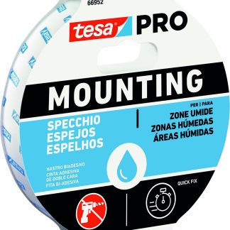 CINTA DOBLE CARA ESPEJOS 66952-05MX19MM BCO