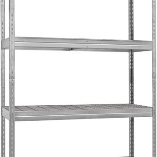 KIT 4 ESTANTERIAS RIV S300 180X120X45 GALVANIZADA