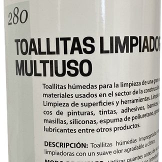 TOALLITAS LIMPIADORAS MULTIUSOS 280 100U