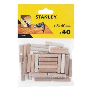ACCESORIO STANLEY STA66432QZ 40 ESPIGAS MADERA 08X040