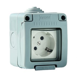 BASE 19071 DOBLE TTL ESTAN.IP55 16A-250V