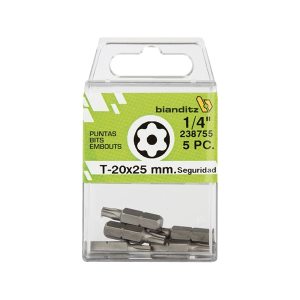 BLISTER 05PUN.DES. 1/4" TIN