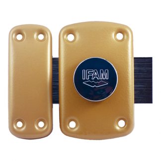 CERROJO B5.50 CON CILINDRO LATONADO