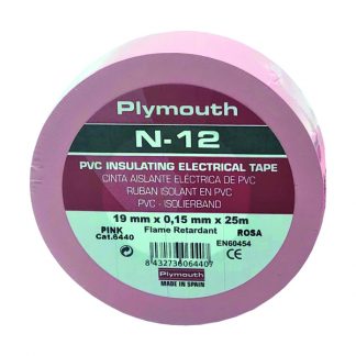 CINTA AISLANTE PVC 6440-25MX19MM ROSA 5G