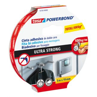 CINTA DOBLE CARA ULTRASTRONG 55792-5MX19MM