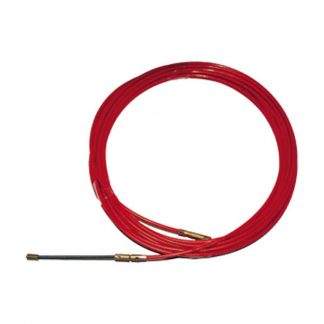 CINTA PASA-HILO ACERO/NYLON 4MM ROJA