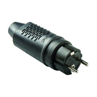 CLAVIJA 1107 TT GOMA NEGRO IP44 16A/250V