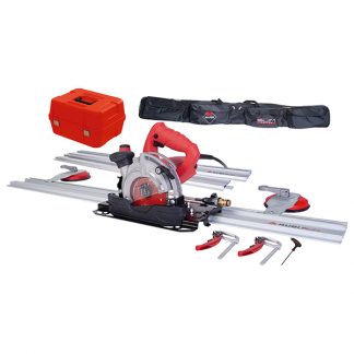 CONJUNTO DE SIERRA CIRCULAR RUBI TC-125 1250W+KIT GUIAS