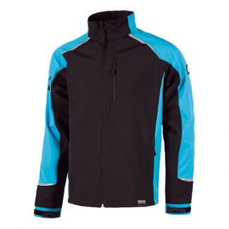 CHAQUETA WORKSHELL S9498 NGR/AZUL