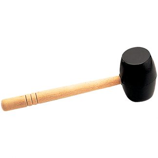 Maza goma 65908/750g negra cara plana